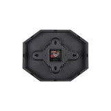 Karlsson - Wandklok Modern Factory Octagon - Mocha brown & black