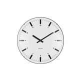 Karlsson - Wandklok Realista Dome - Wit- Ø35cm