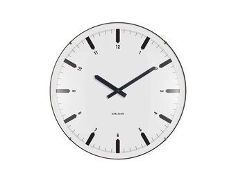 Karlsson - Wandklok Realista Dome - Wit- Ø35cm
