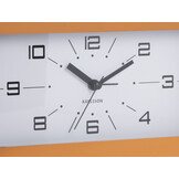 Karlsson - Wekker Lujo Rectangle - Ochre yellow & navy blue