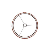 Light & Living - Lampenkap OSIRE - Ø40x30 cm - Rood