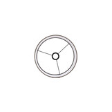 Light & Living - Lampenkap BRANFO - Ø30x32 cm - Bruin