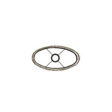 Light & Living - Lampenkap OSIRE - 30x15x25 cm - Grijs