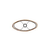 Light & Living - Lampenkap OSIRE - 38x17.5x28 cm - Bruin