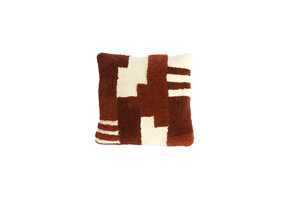 Light & Living - Sierkussen SYLINA - Ø45x10 cm - Bruin