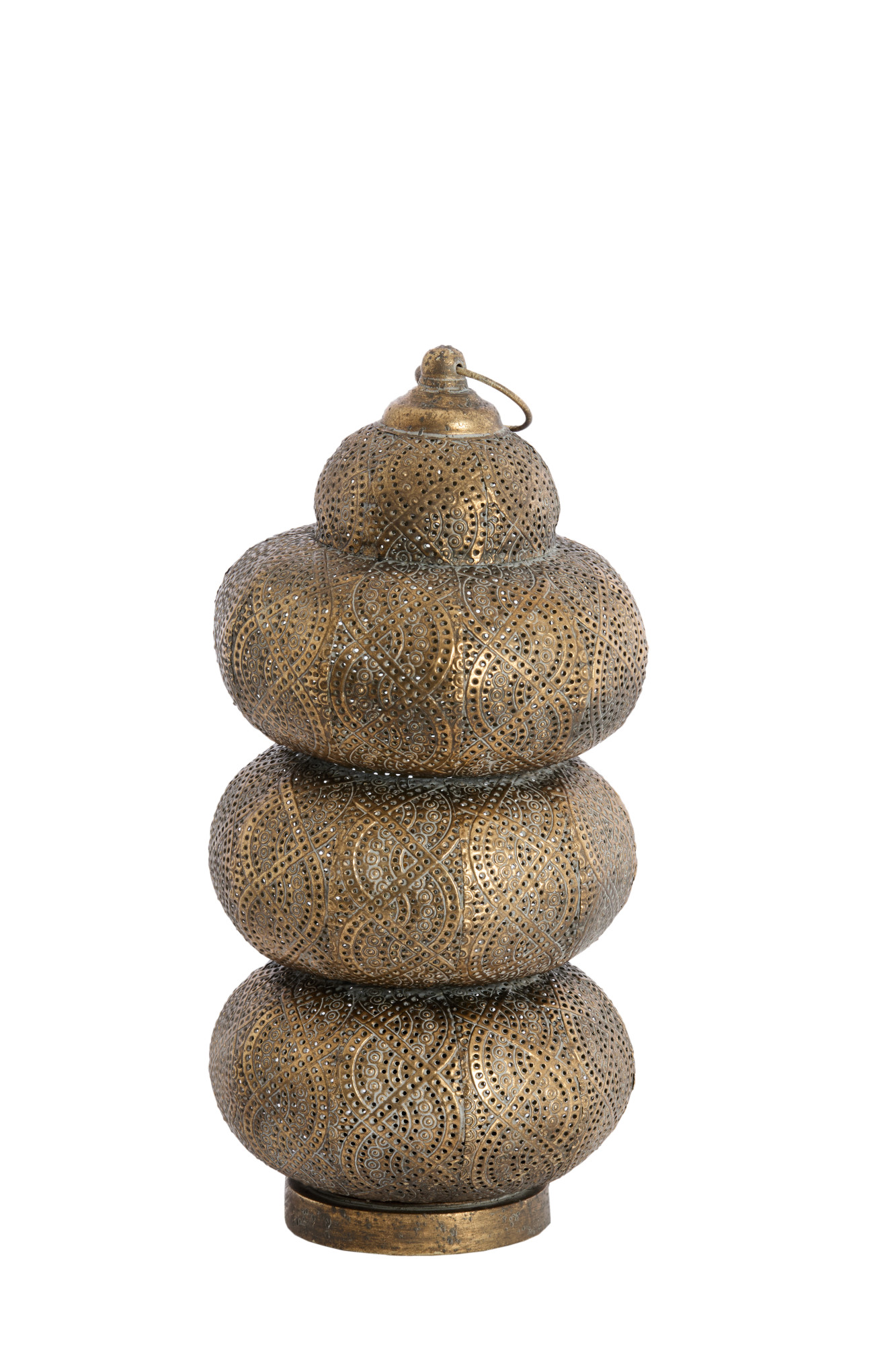 Light & Living - Tafellamp KAITO - Ø19.5x42 cm - Bruin