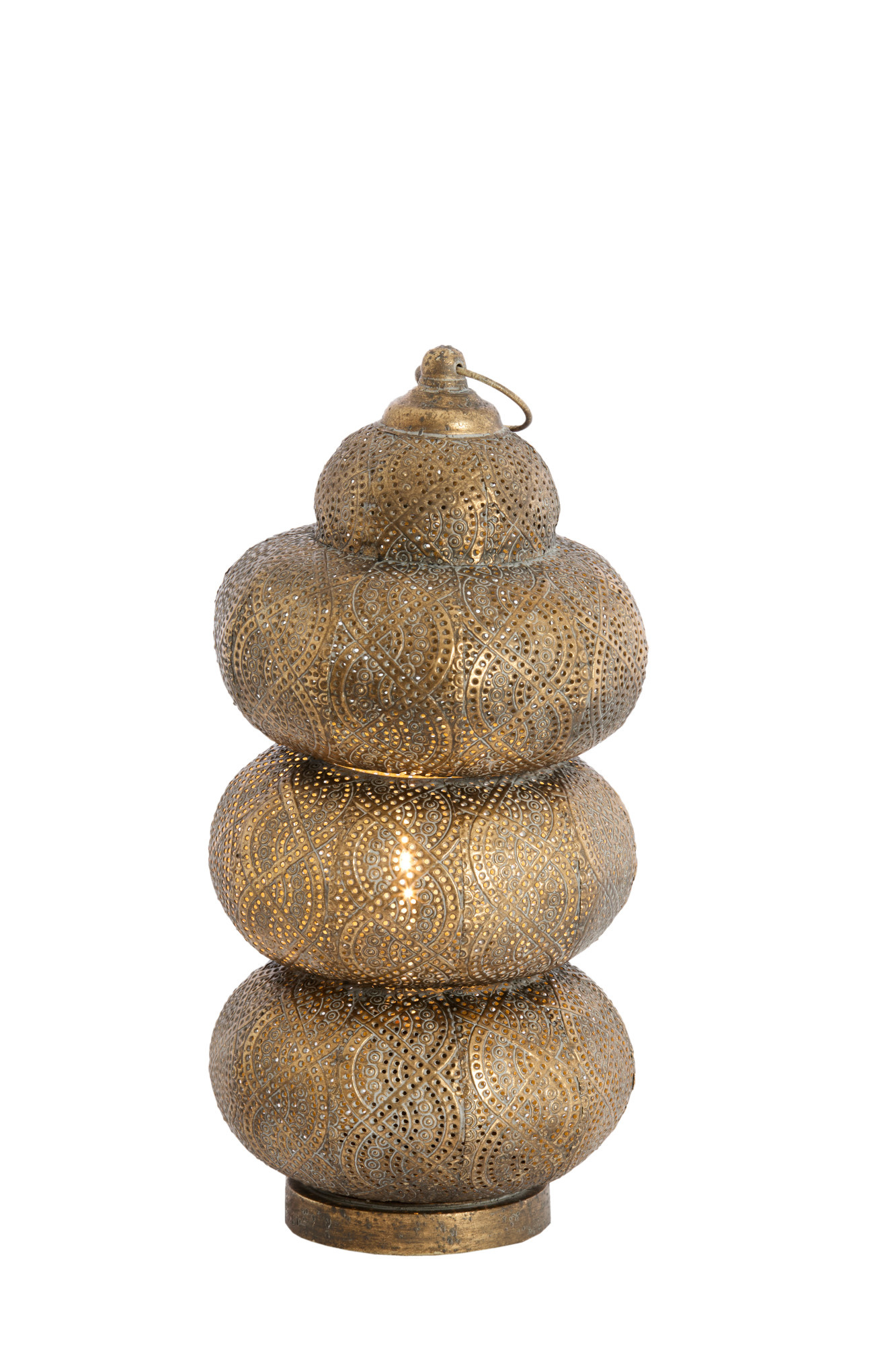 Light & Living - Tafellamp KAITO - Ø19.5x42 cm - Bruin