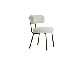 Light & Living - Eetkamerstoel HARVIE - 57x55x77 cm - Wit - Set van 2