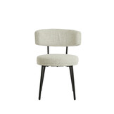 Light & Living - Eetkamerstoel HARVIE - 57x55x77 cm - Wit - Set van 2