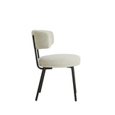 Light & Living - Eetkamerstoel HARVIE - 57x55x77 cm - Wit - Set van 2