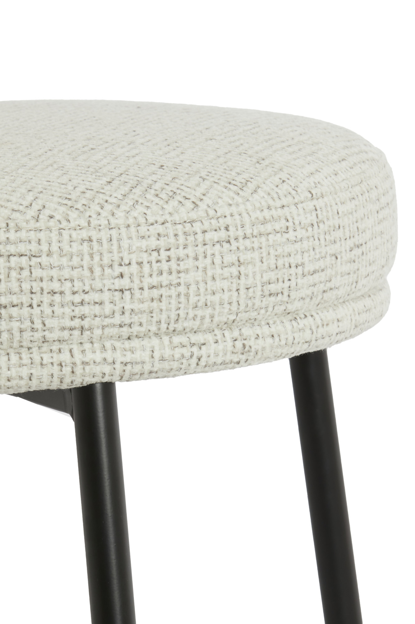 Light & Living - Eetkamerstoel HARVIE - 57x55x77 cm - Wit - Set van 2