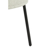 Light & Living - Eetkamerstoel HARVIE - 57x55x77 cm - Wit - Set van 2