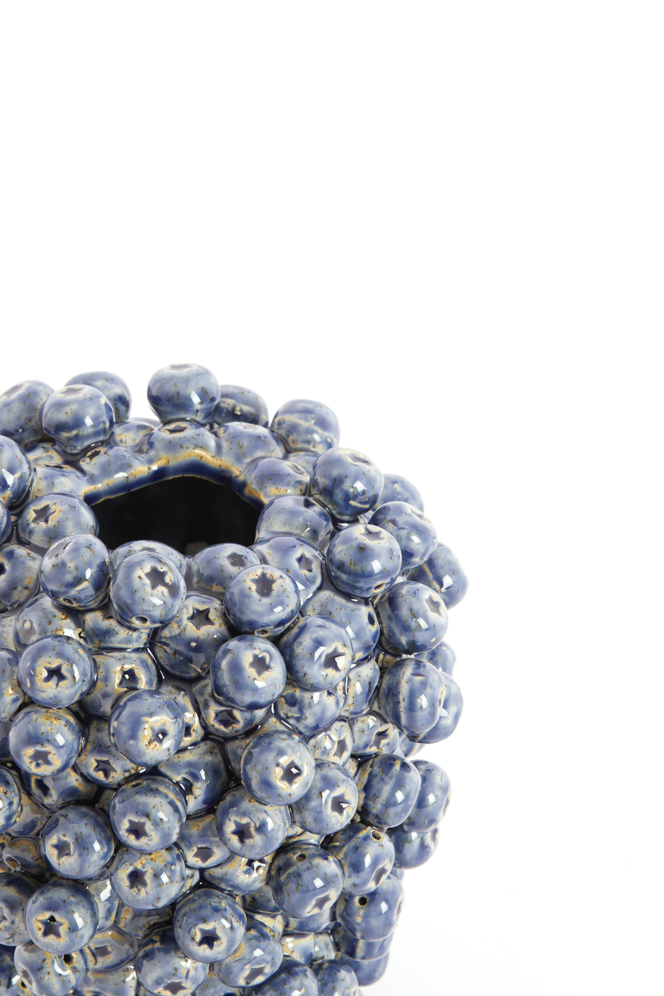 Light & Living - Vaas BERRIES - Ø20x22.5 cm - Blauw