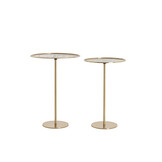 Light & Living - Bijzettafel LIA - Ø38x54 cm - Brons - Set van 2