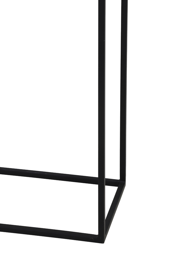 Light & Living - Side BOCA - 120x25x80cm - Zwart - Set van 2