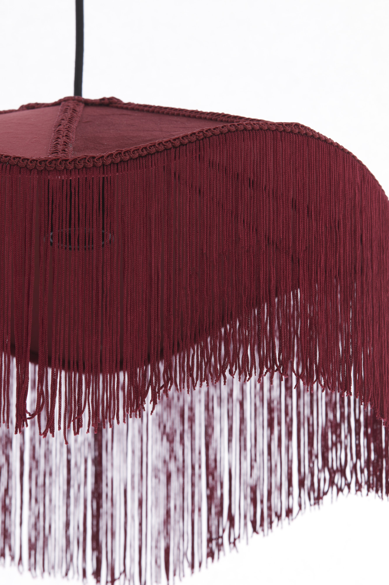 Light & Living - Hanglamp TIFFANY - Ø40x26 cm - Rood