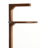 Light & Living - Bijzettafel DELMINO - Ø26x77 cm - Bruin