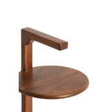 Light & Living - Bijzettafel DELMINO - Ø26x77 cm - Bruin