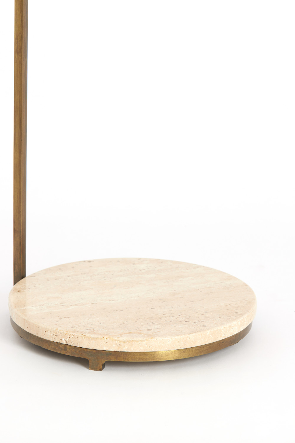 Light & Living - Bijzettafel LEDA - Ø26x76 cm - Bruin