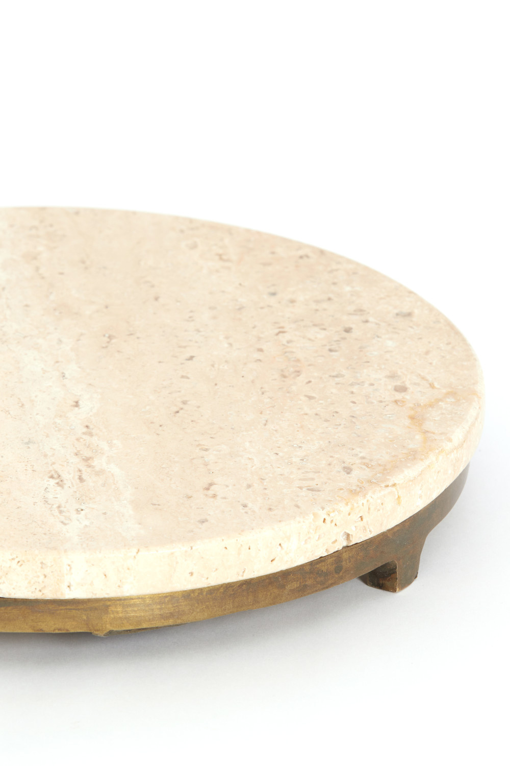 Light & Living - Bijzettafel LEDA - Ø26x76 cm - Bruin