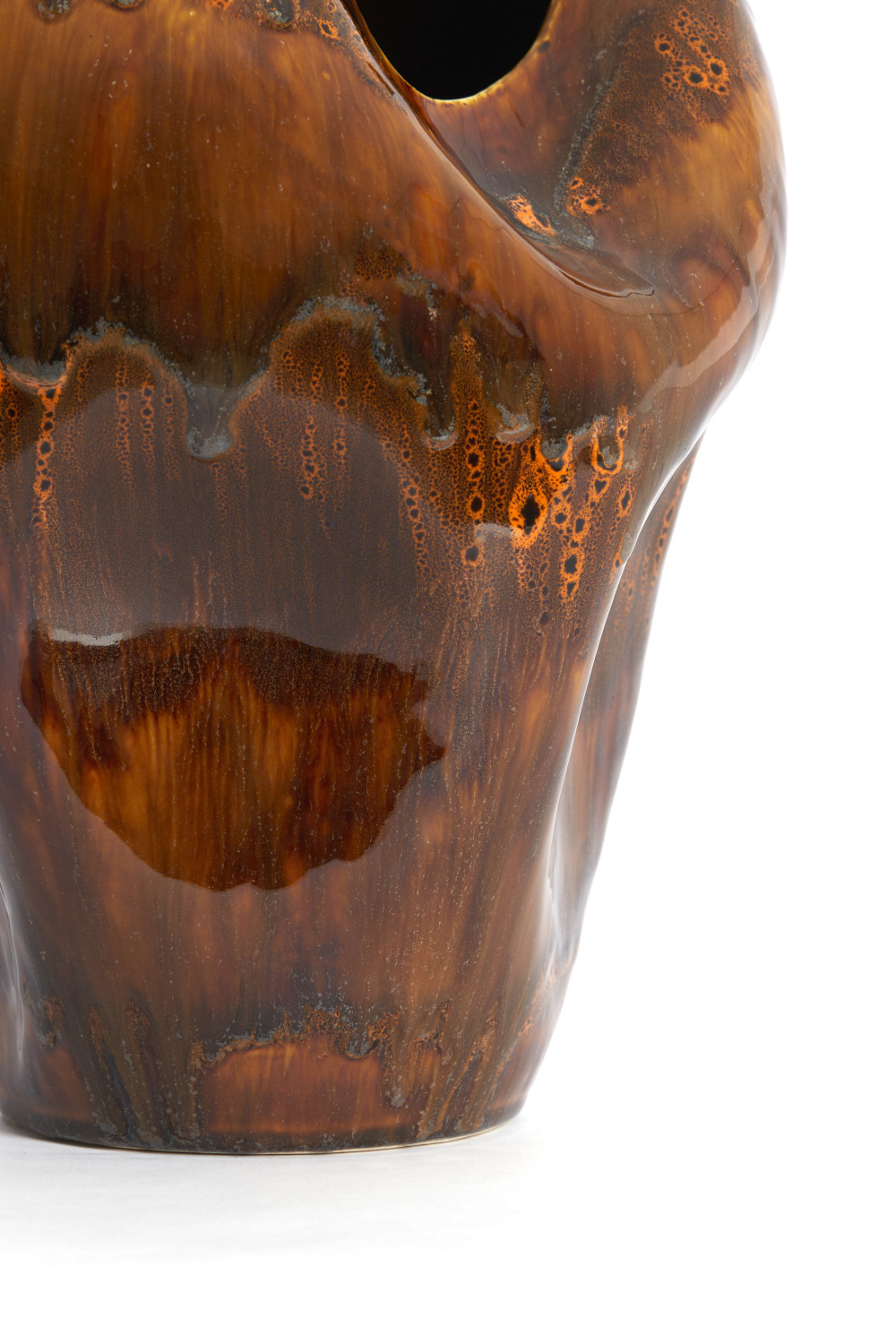 Light & Living - Vaas AZURA - 26x24.5x35 cm - Bruin