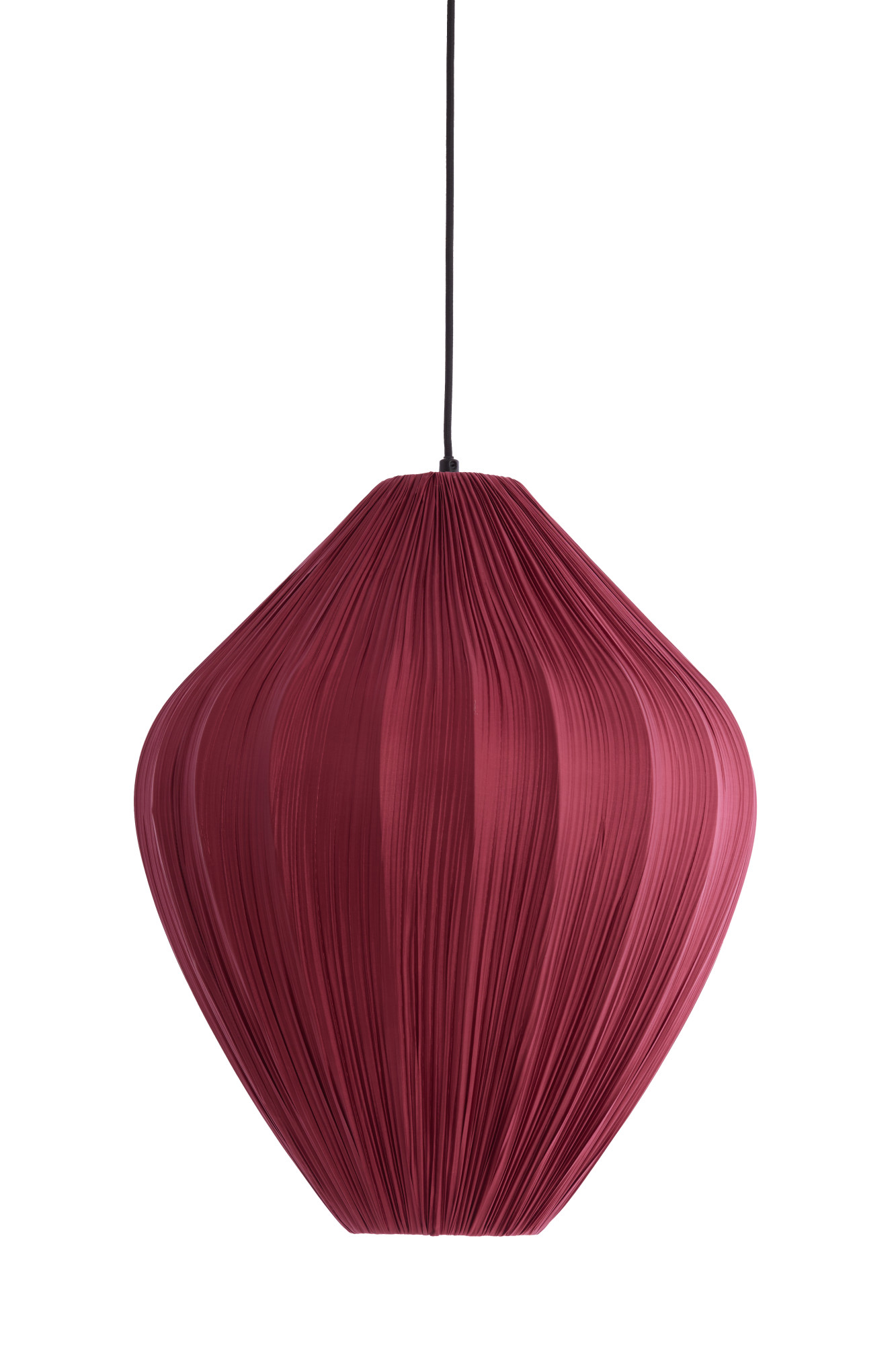 Light & Living - Hanglamp VERITA - Ø47x55 cm - Rood