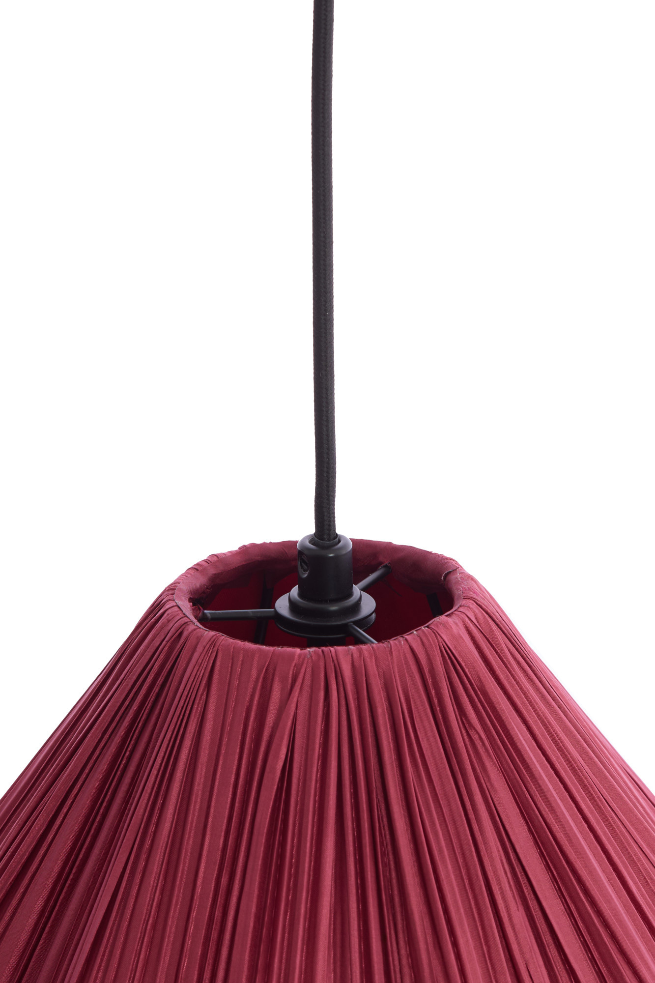 Light & Living - Hanglamp VERITA - Ø47x55 cm - Rood