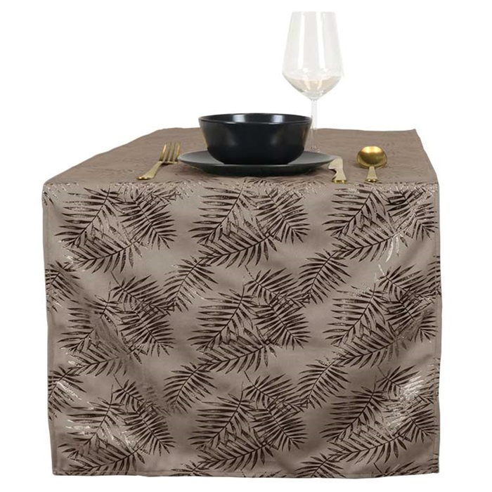 Unique Living | Tafelloper Sid 45x150cm taupe