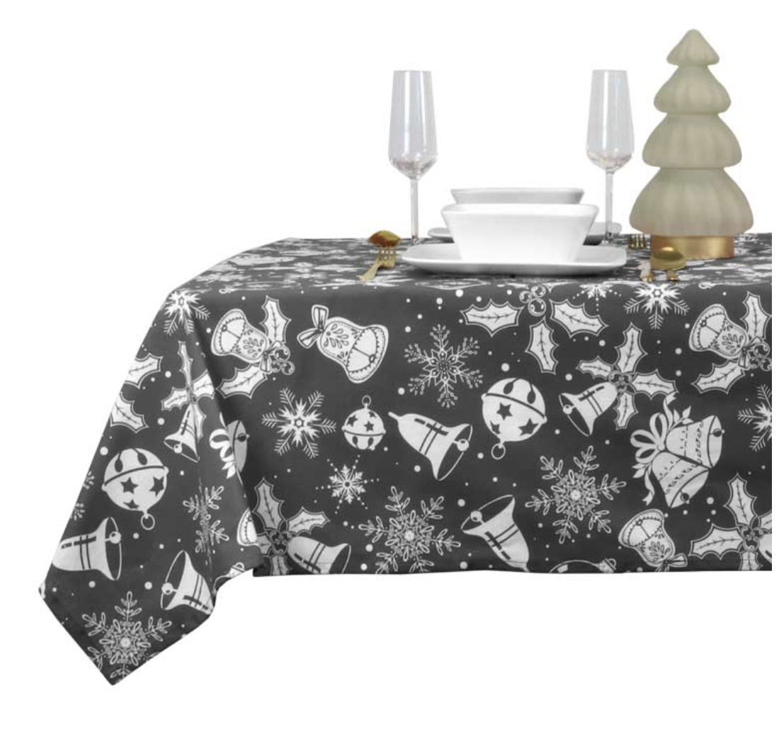 Unique Living - Tafelkleed Hein 150x200cm Dark Grey