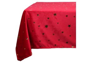 Unique Living | Tafelkleed Xmas night 160 Ø red