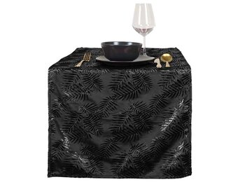 Unique Living | Tafelloper Sid 45x150cm black