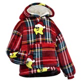 Unique Living - Hoodie Xmas Lucy - 43x47cm - Rood