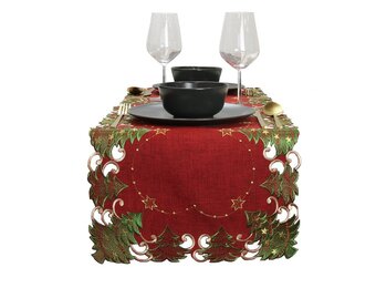 Unique Living - Embroiderie Serena - 40x110cm - Multikleur