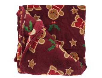 Unique Living - Plaid Ralf - 150x200cm - Rood