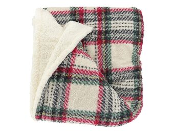 Unique Living - Plaid Eloise - 130x160cm - Wit
