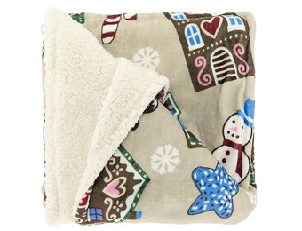 Unique Living - Plaid Snowy - 130x160cm - Mulitkleur