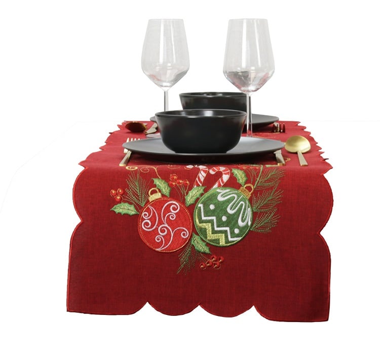 Unique Living - Embroiderie Serena - 40x110cm - Multikleur