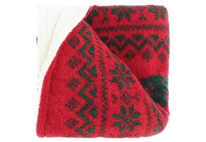 Unique Living - Plaid Dave - 130x160cm - Rood