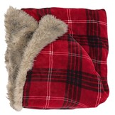 Unique Living - Plaid Kenza - 130x170cm - Rood