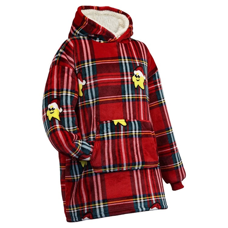 Unique Living - Hoodie Xmas Lucy - 70x50x87cm - Rood