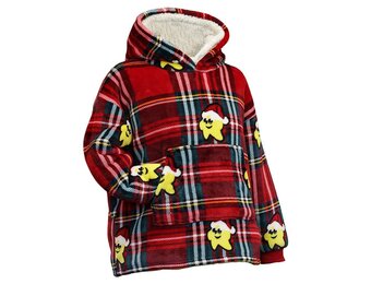 Unique Living - Hoodie Xmas Lucy - 60x67cm - Rood