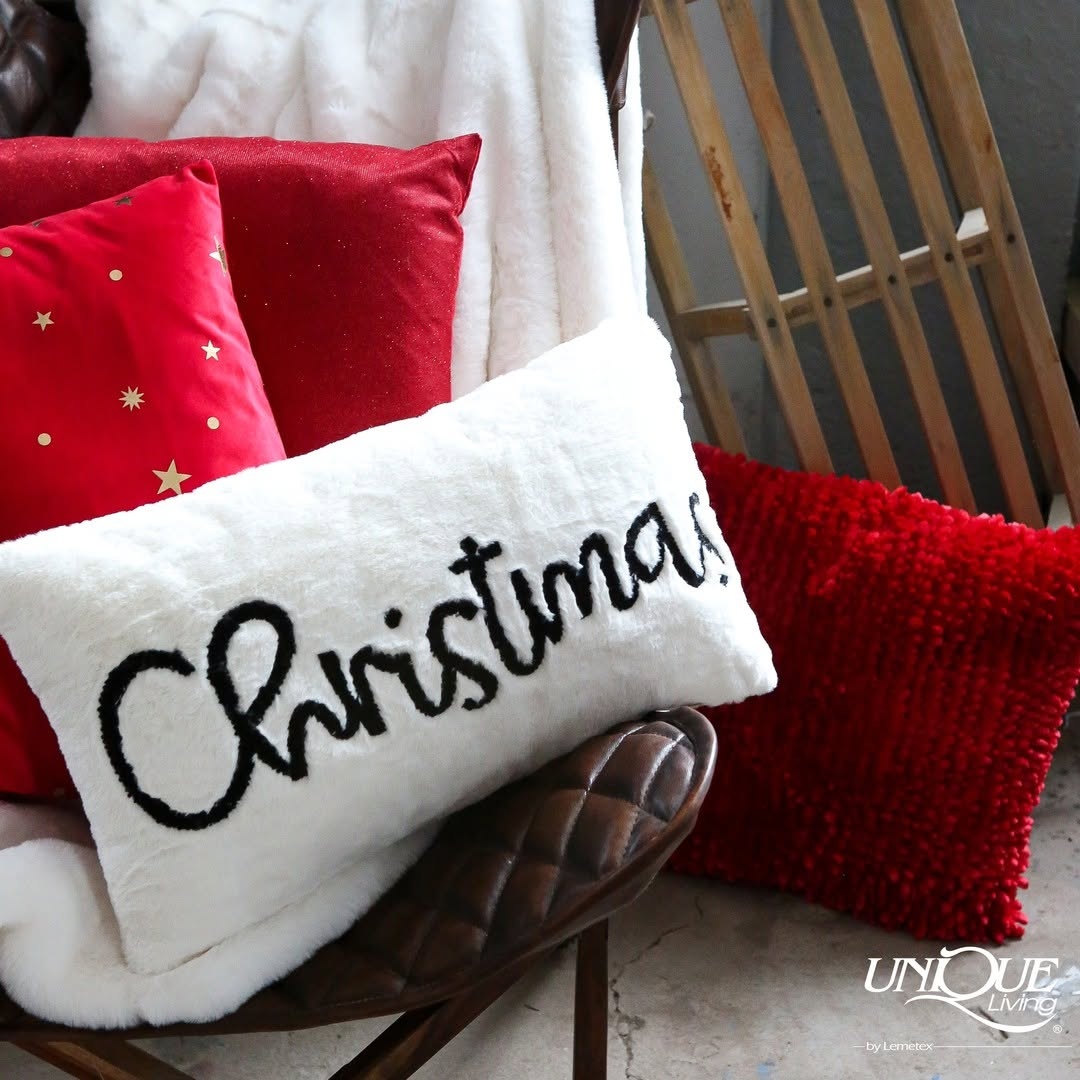 Unique Living - Hoodie Xmas Lucy - 60x67cm - Rood