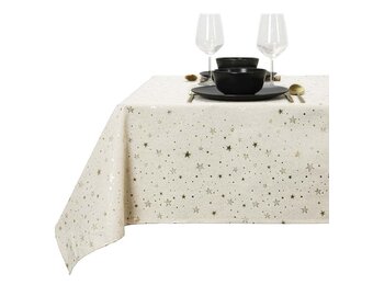 Unique Living - Tafelkleed Quin - 140x250cm - Wit