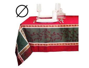 Unique Living - Tafelkleed Oliver - 180x180cm - Rood