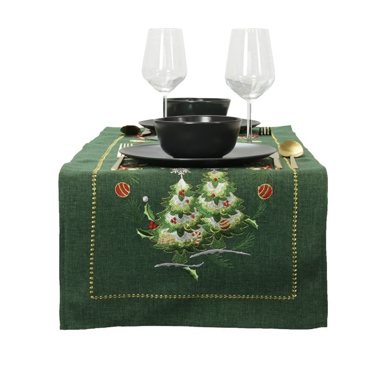 Unique Living - Embroiderie Serena - 40x110cm - Multikleur