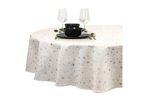 Unique Living - Tafelkleed Quin - 170cm - Wit