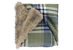 Unique Living - Plaid Kenza - 130x170cm - Groen
