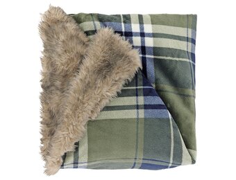 Unique Living - Plaid Kenza - 130x170cm - Groen