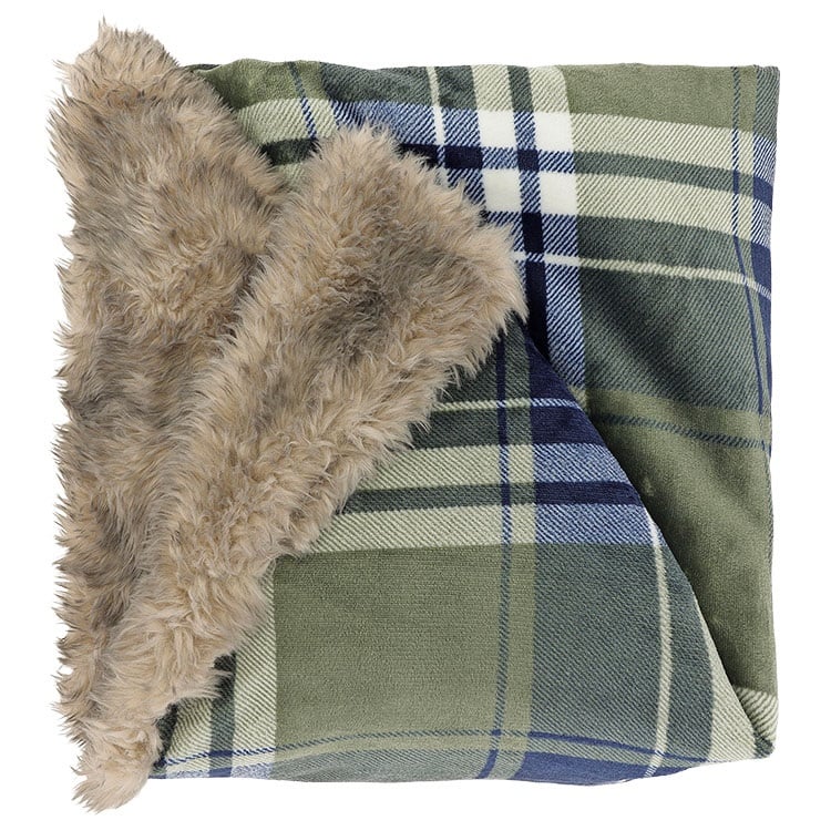 Unique Living - Plaid Kenza - 130x170cm - Groen