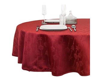 Unique Living - Tafelkleed Raula - 180cm - Rood